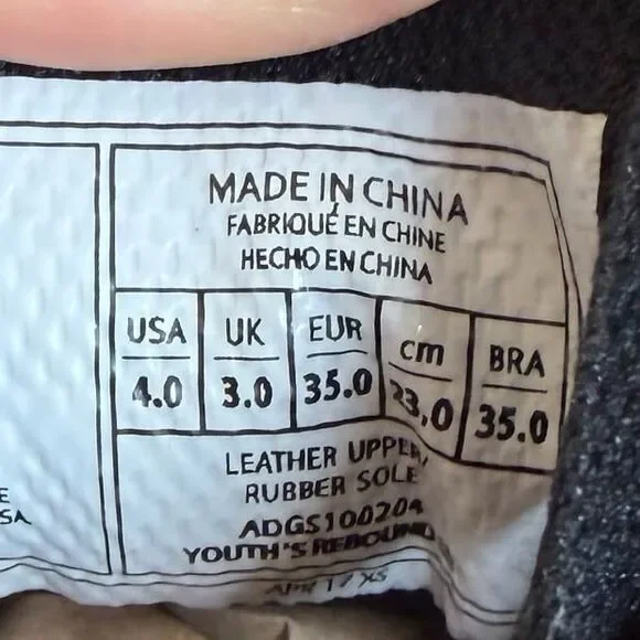 DC shoes girls rebound size 4 youth sneakers pink black blue - Picture 8 of 9